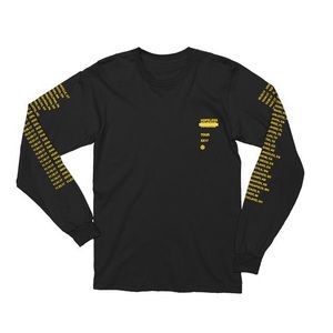 halsey black/yellow hfk tour long sleeve